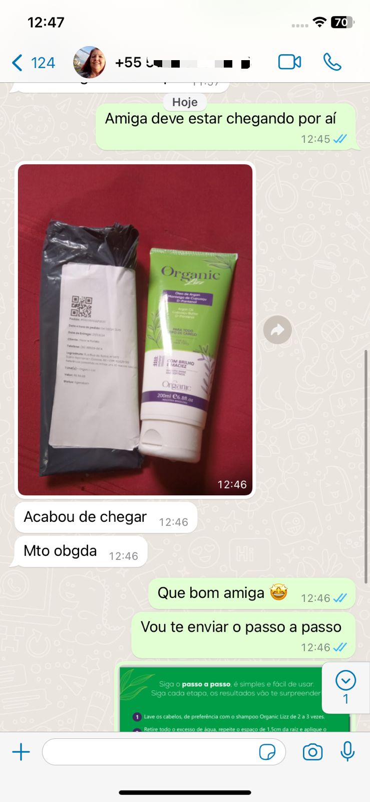 Depoimento Organic Lizz